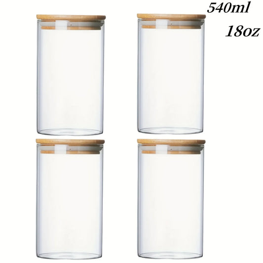18oz Glass Jars With Airtight Lids